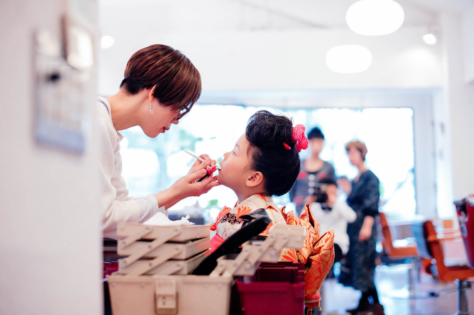 七五三出張撮影　ヘアサロン