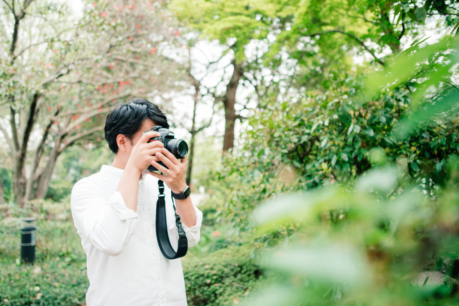 大宮氷川神社　大宮八幡宮　大宮公園　フォトグラファー江守勇人　撮影風景