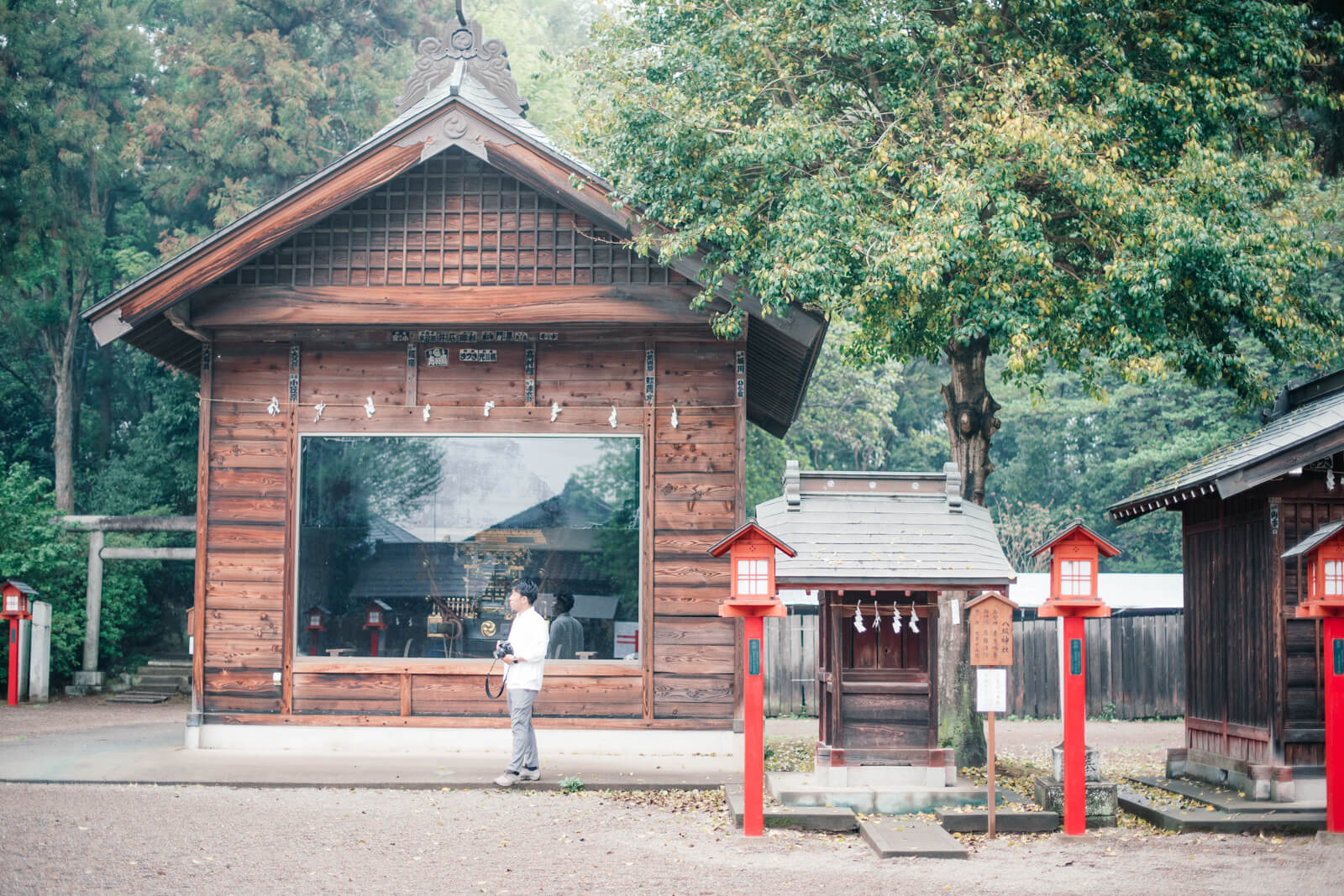 鷲宮神社 フォトグラファー江守勇人の撮影風景