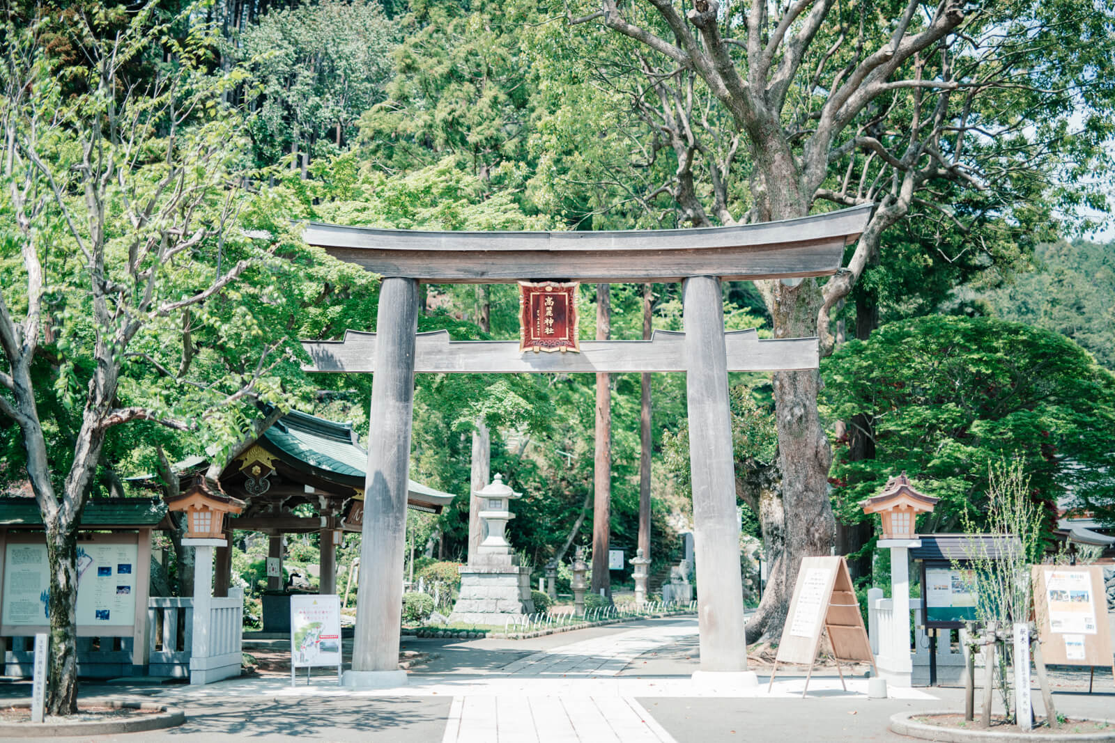 高麗神社の鳥居