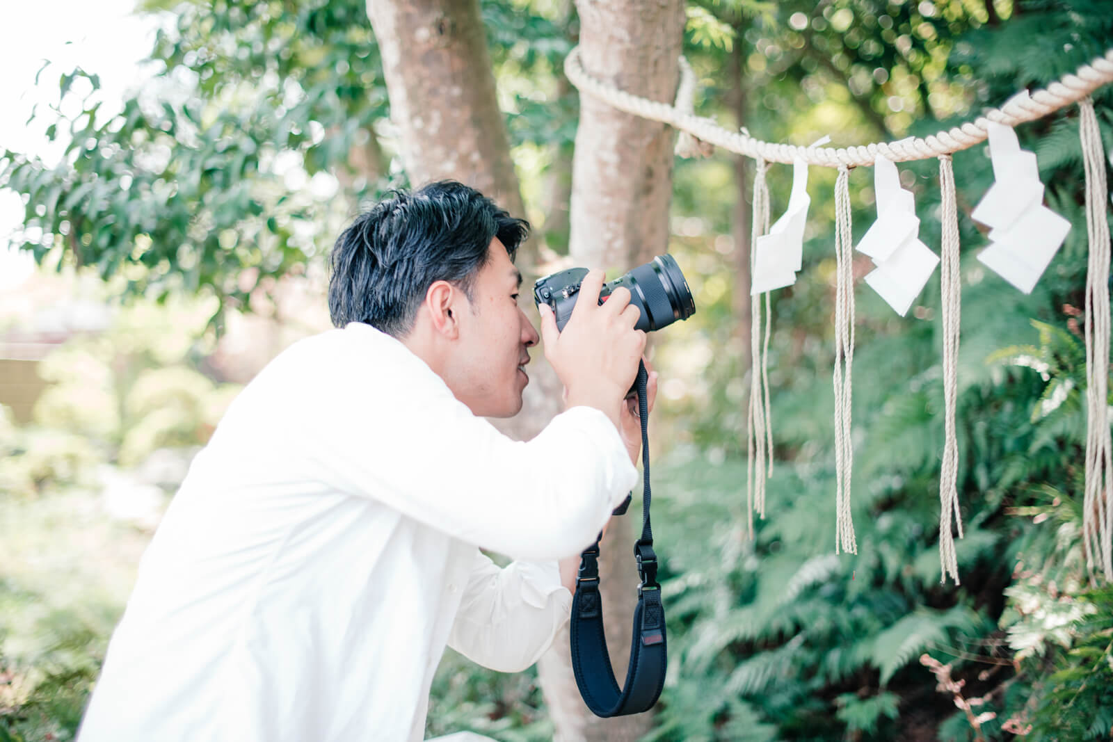 江守勇人 フォトグラファー 撮影風景