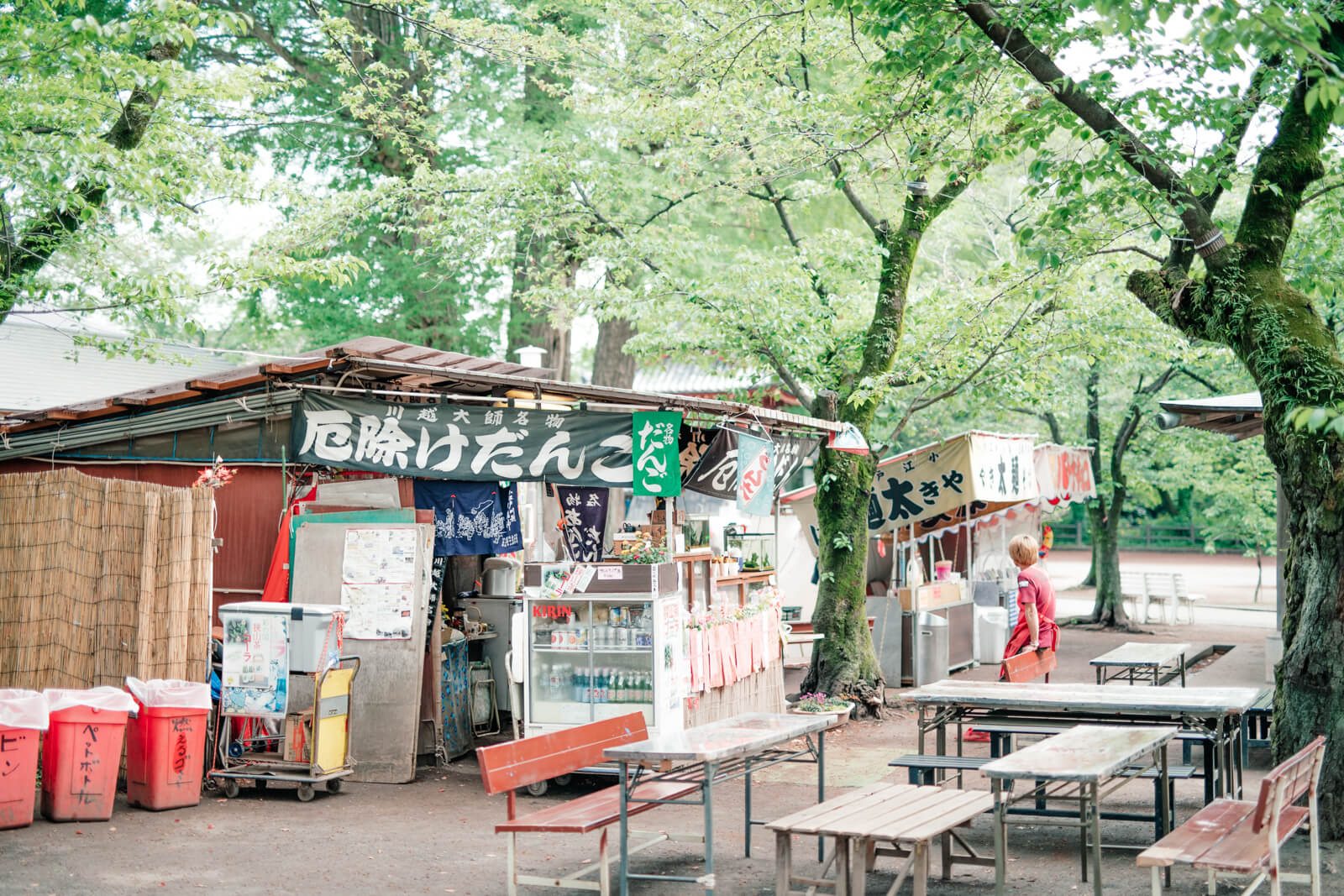 喜多院の日常風景 屋台 厄除け団子