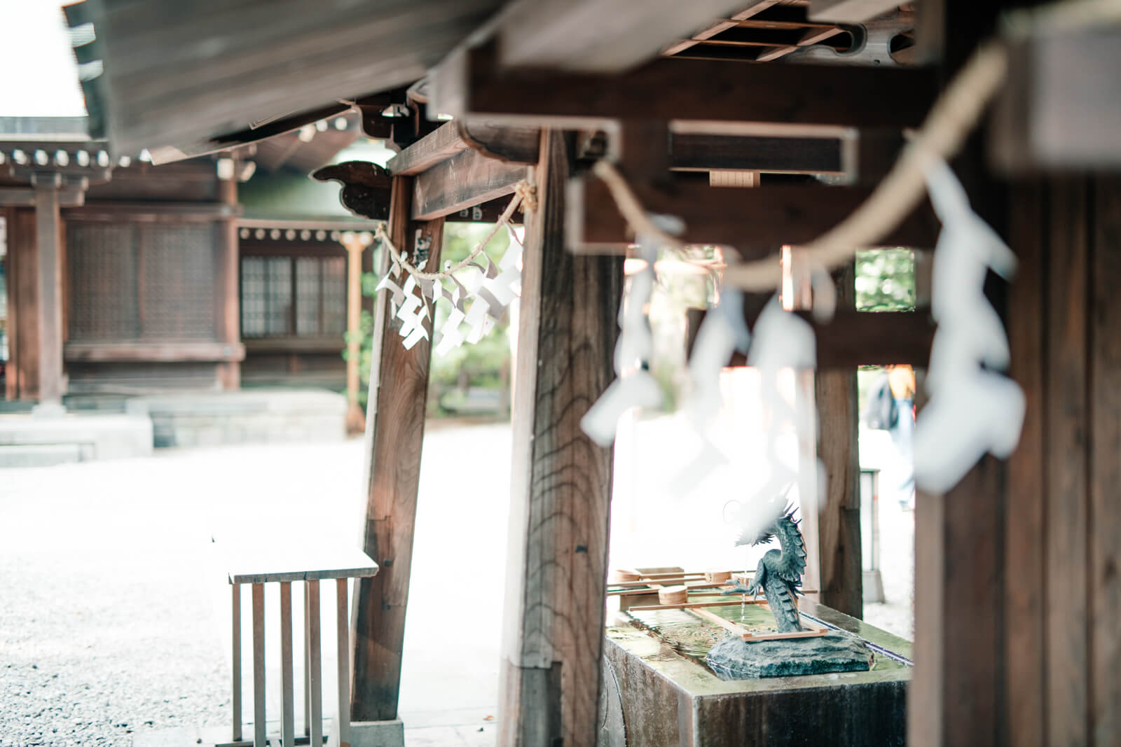 川越氷川神社 境内 手水舎