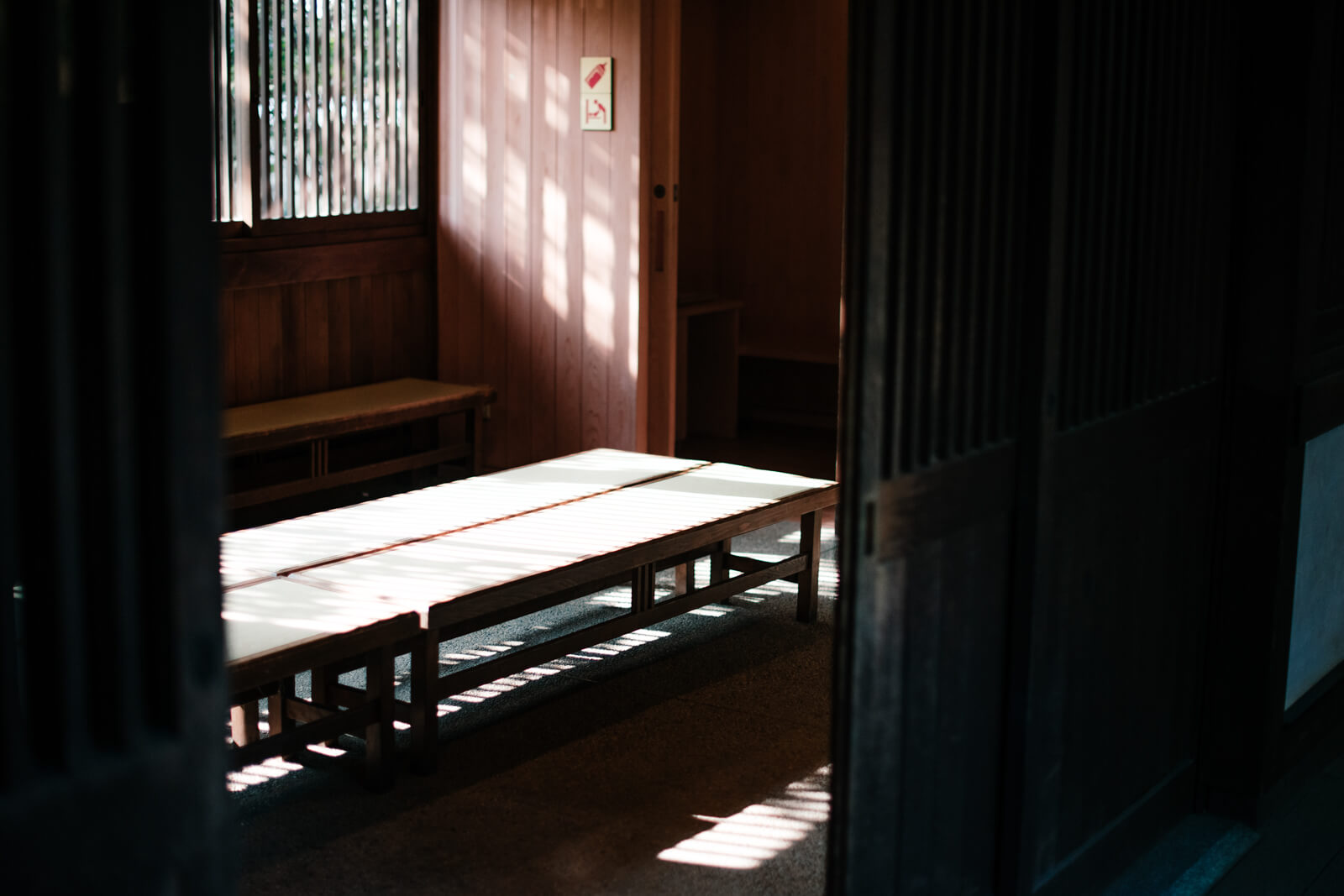川越氷川神社のご祈祷待合室