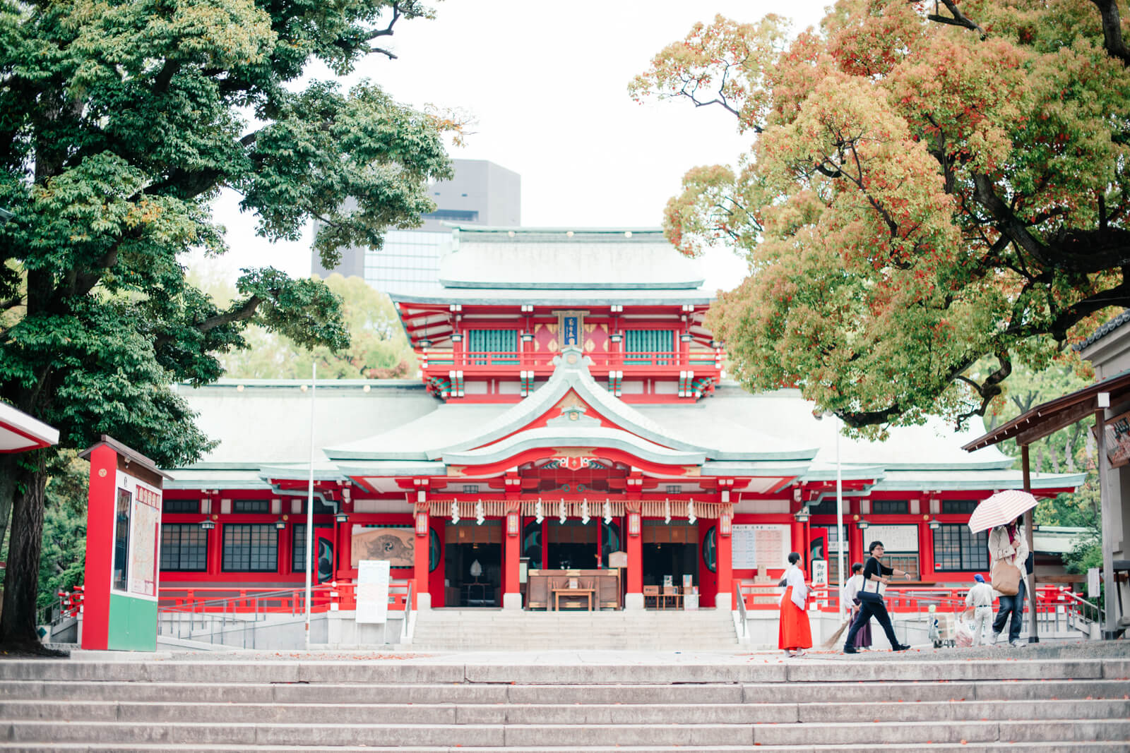 富岡八幡宮 本殿 七五三とお宮参りの出張撮影