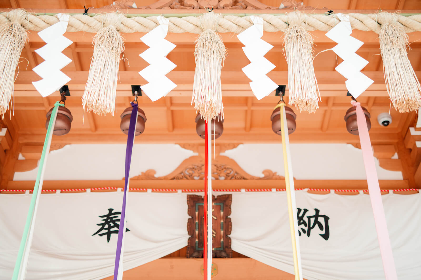 水天宮　本殿　ご利益がある鈴の帯