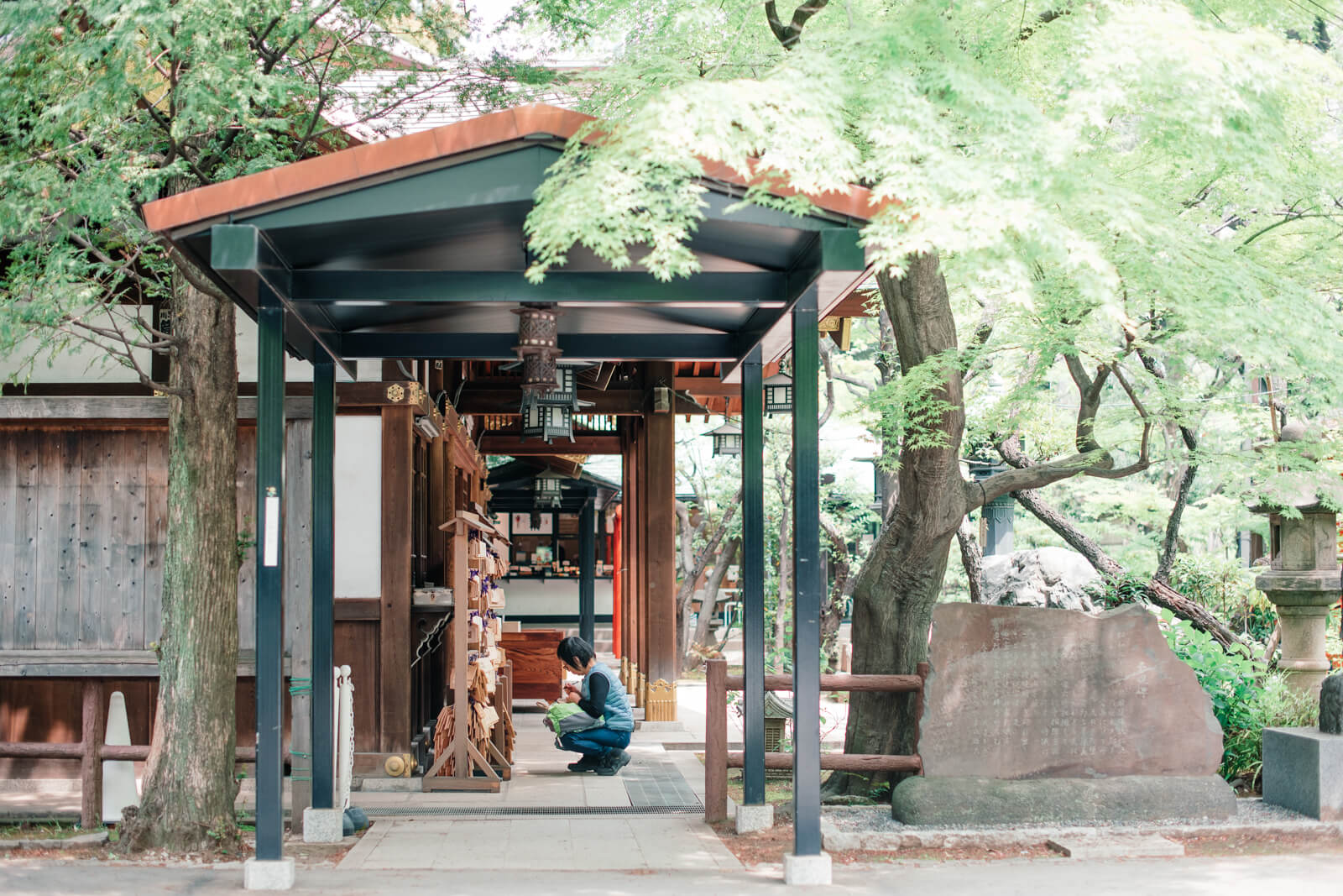 愛宕神社　絵馬　参拝者