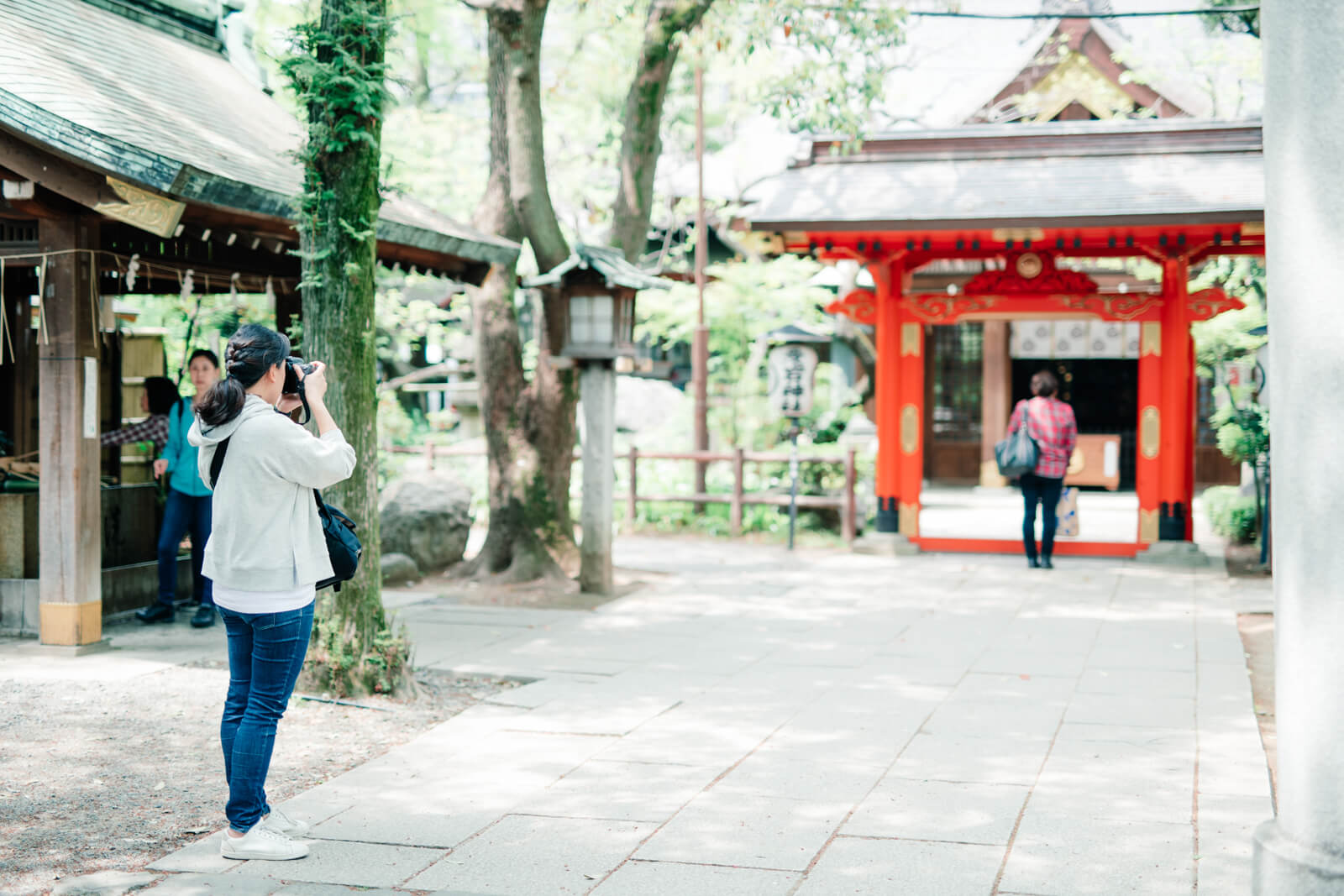 愛宕神社　フォトグラファー木島夕貴　撮影風景