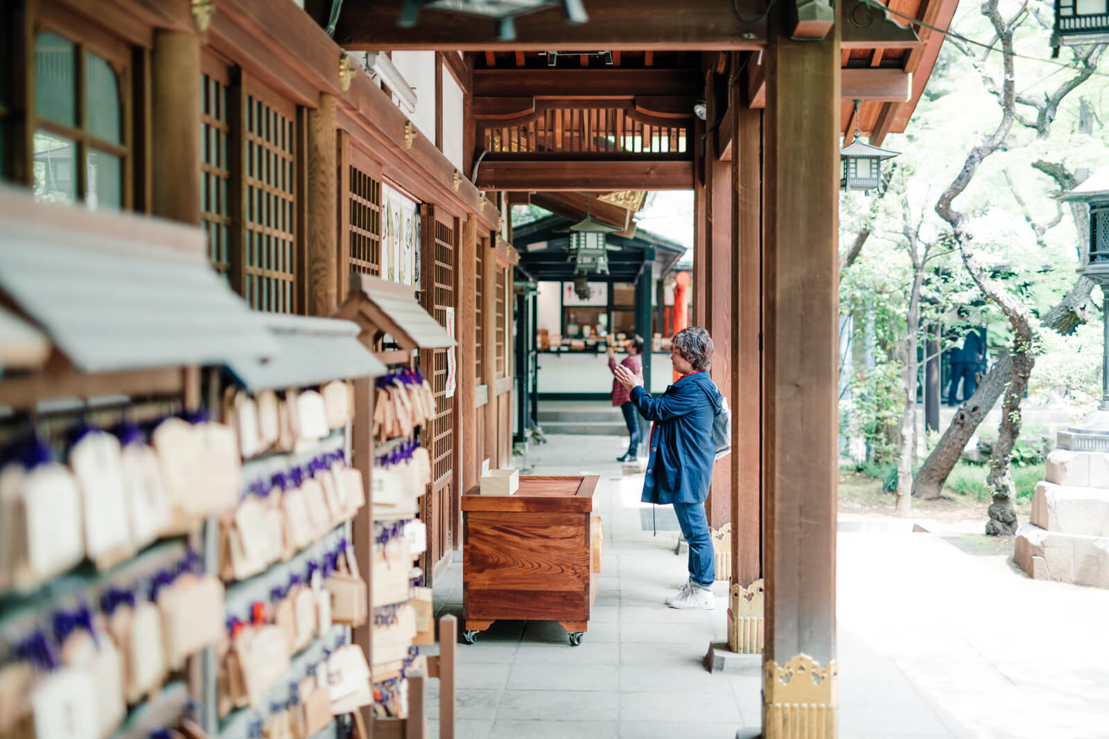 愛宕神社 参拝者