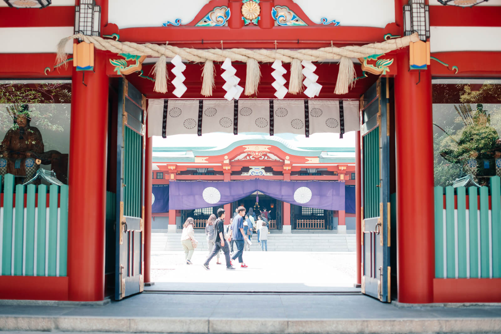 日枝神社　正面入り口