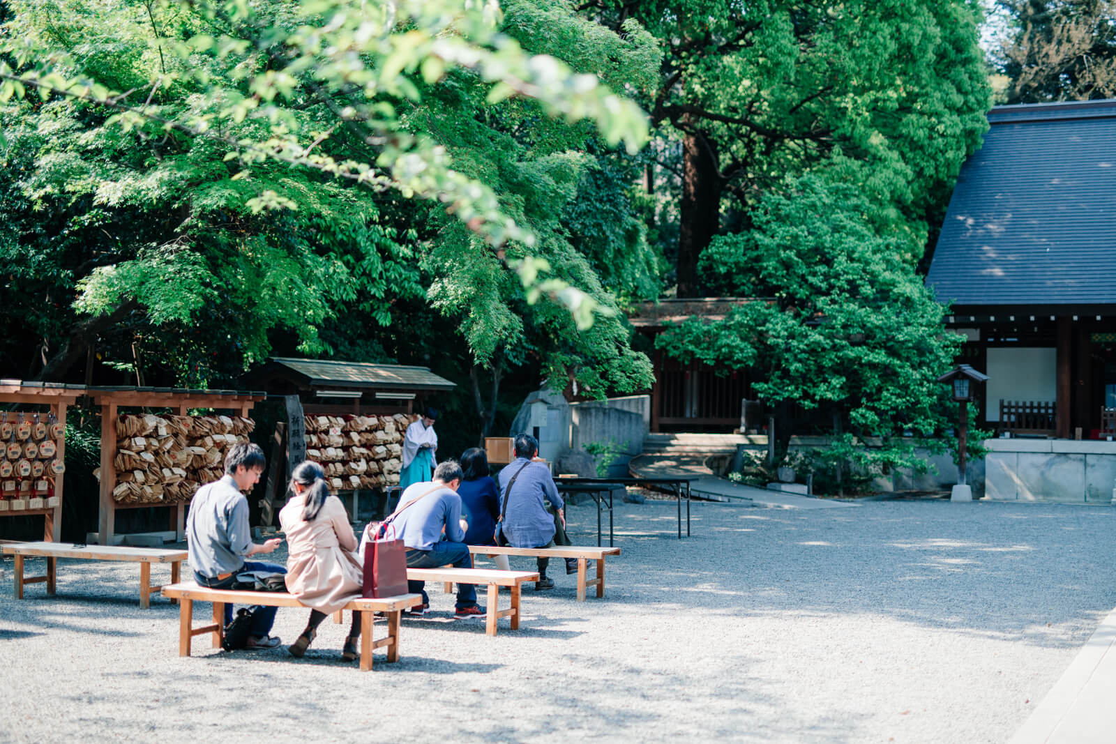 乃木神社　境内　お参り　本殿